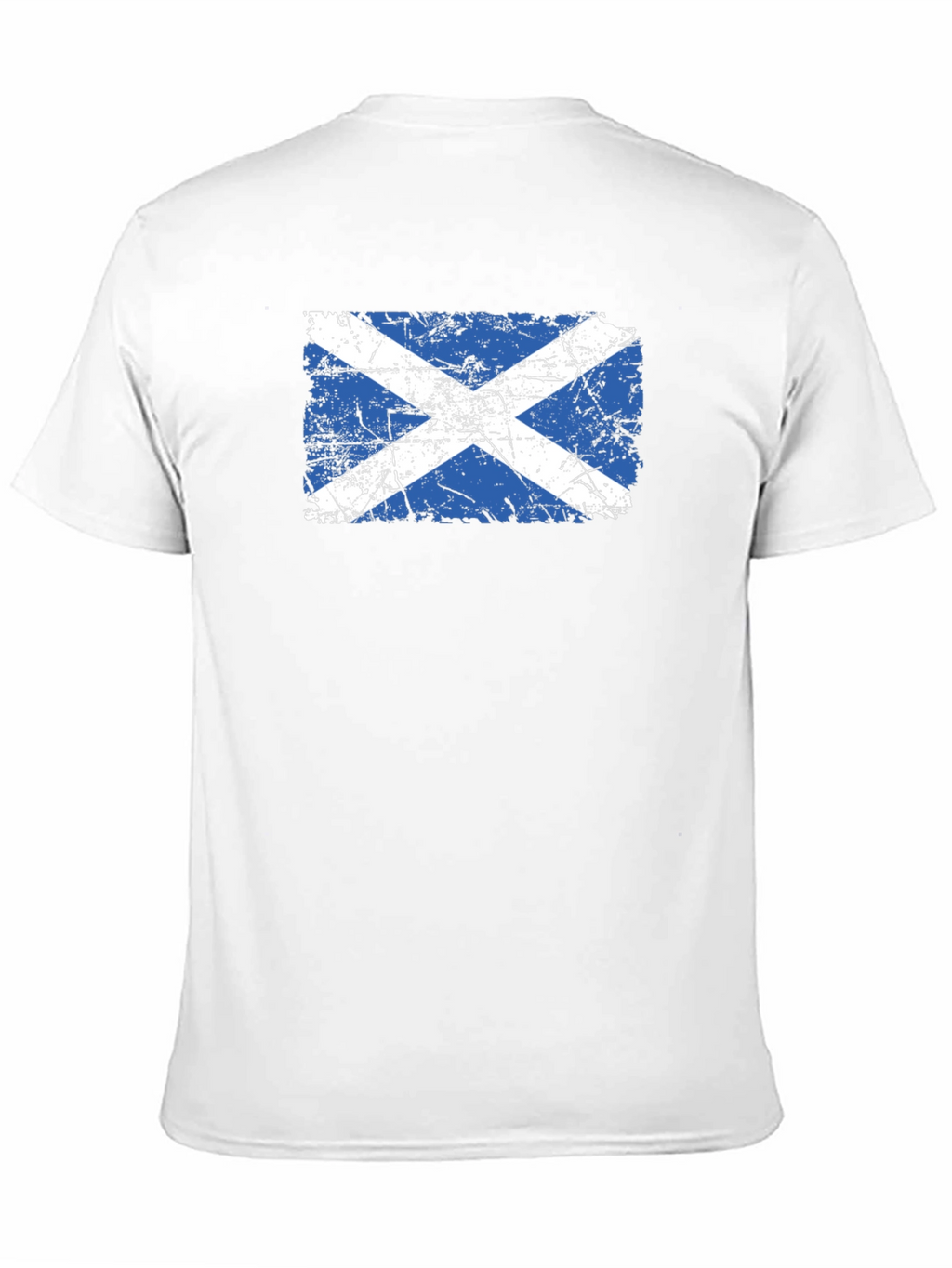 Scottish Flag Distressed T-Shirt