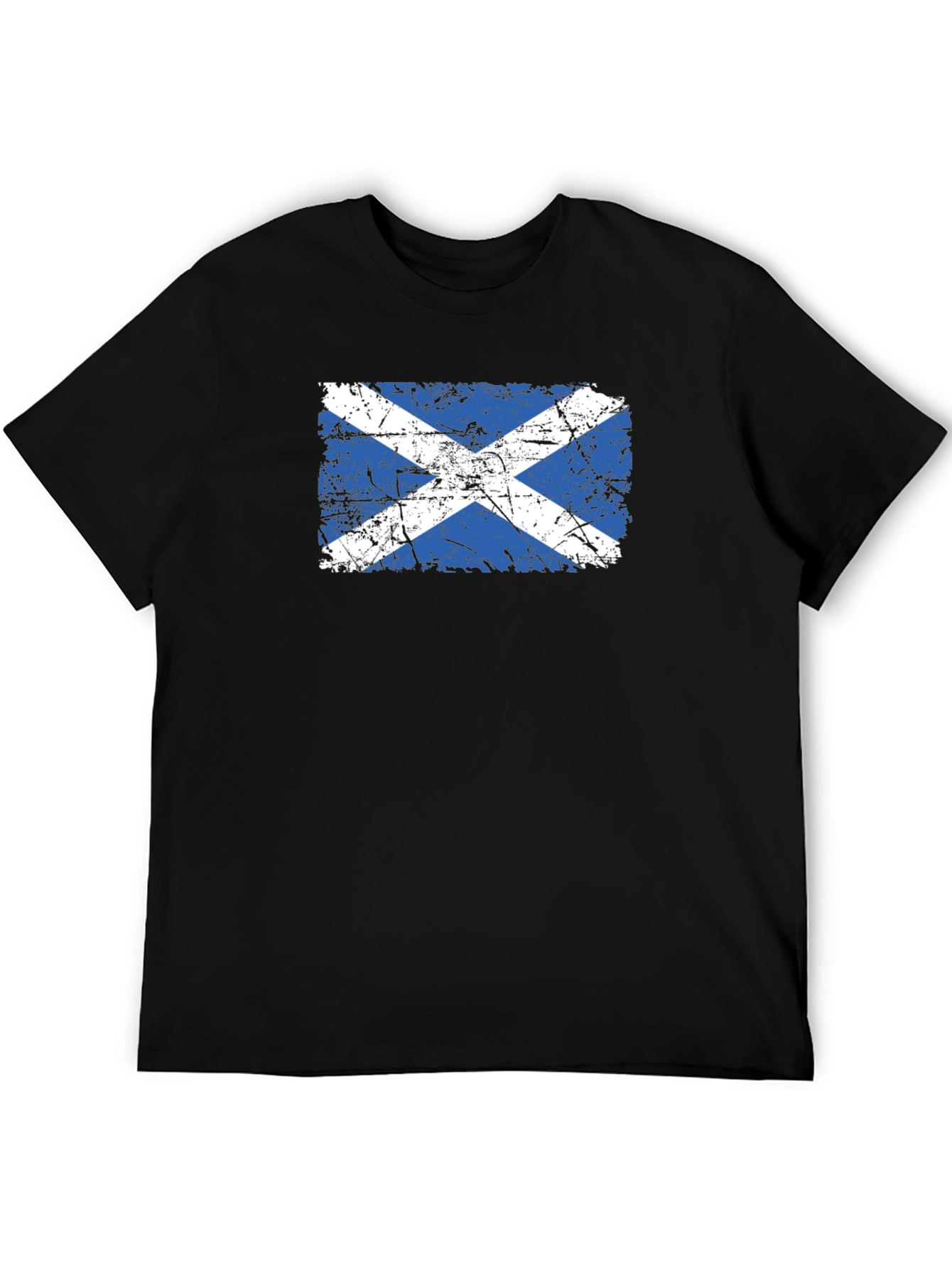 Scottish Flag Distressed T-Shirt