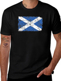 Scottish Flag Distressed T-Shirt