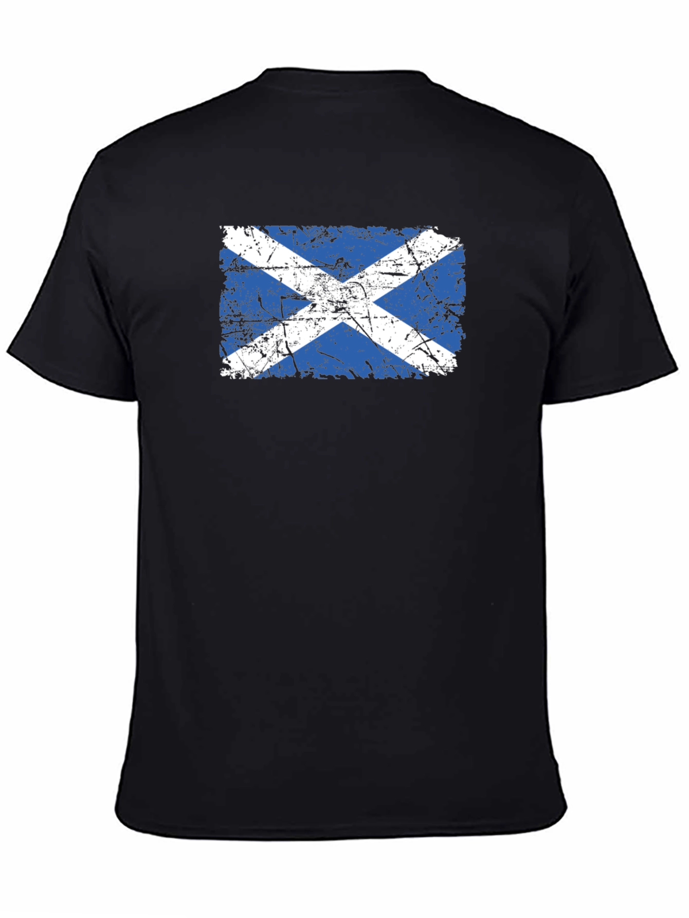Scottish Flag Distressed T-Shirt
