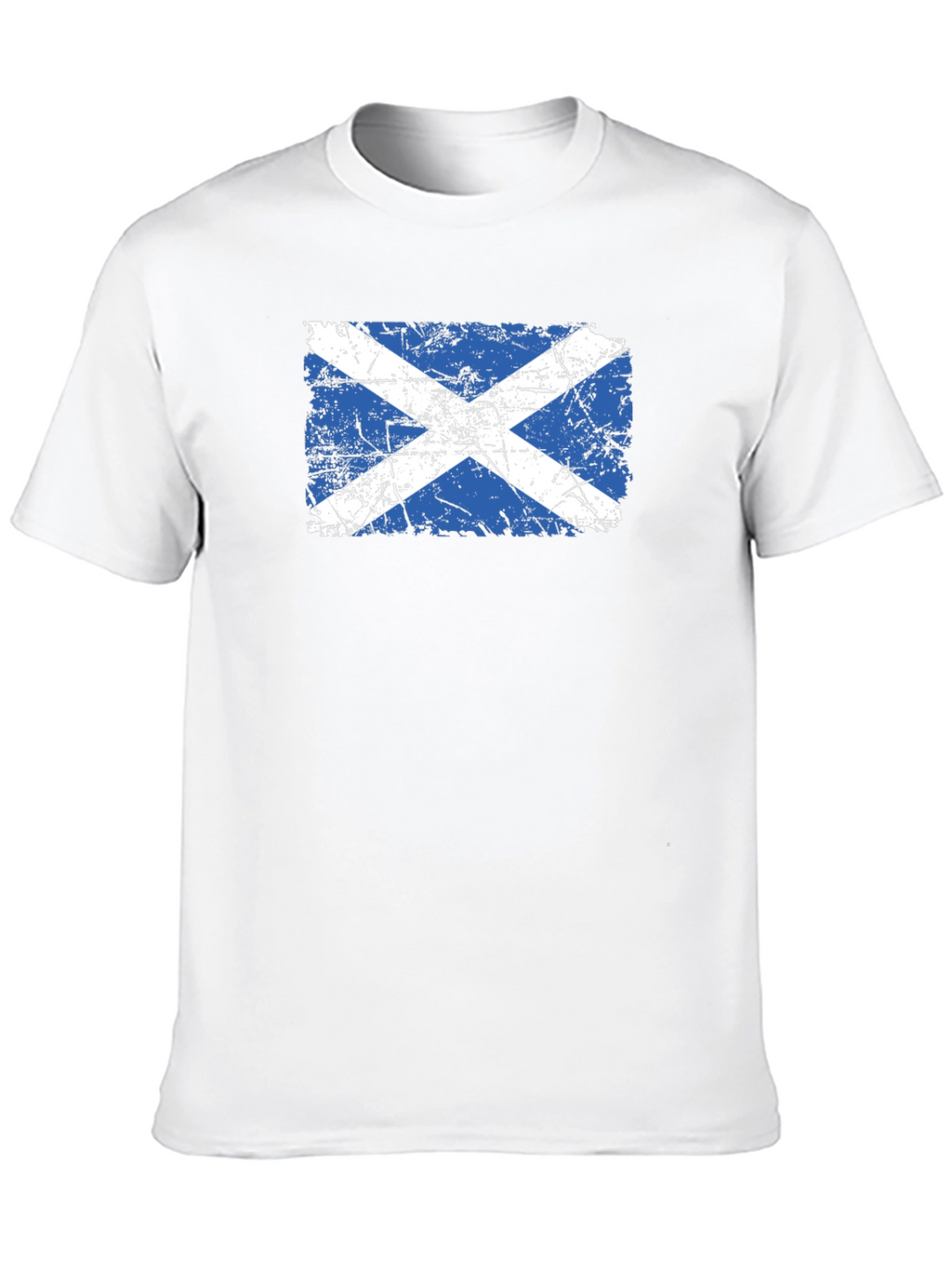 Scottish Flag Distressed T-Shirt
