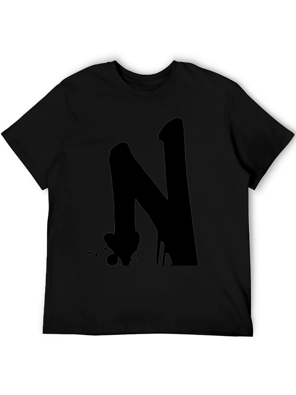 Bold N Graphic Black T-Shirt