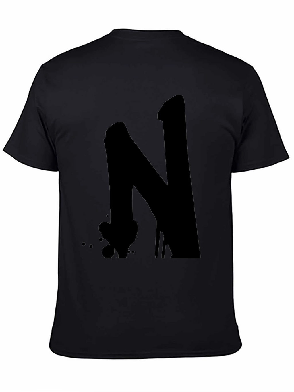 Bold N Graphic Black T-Shirt