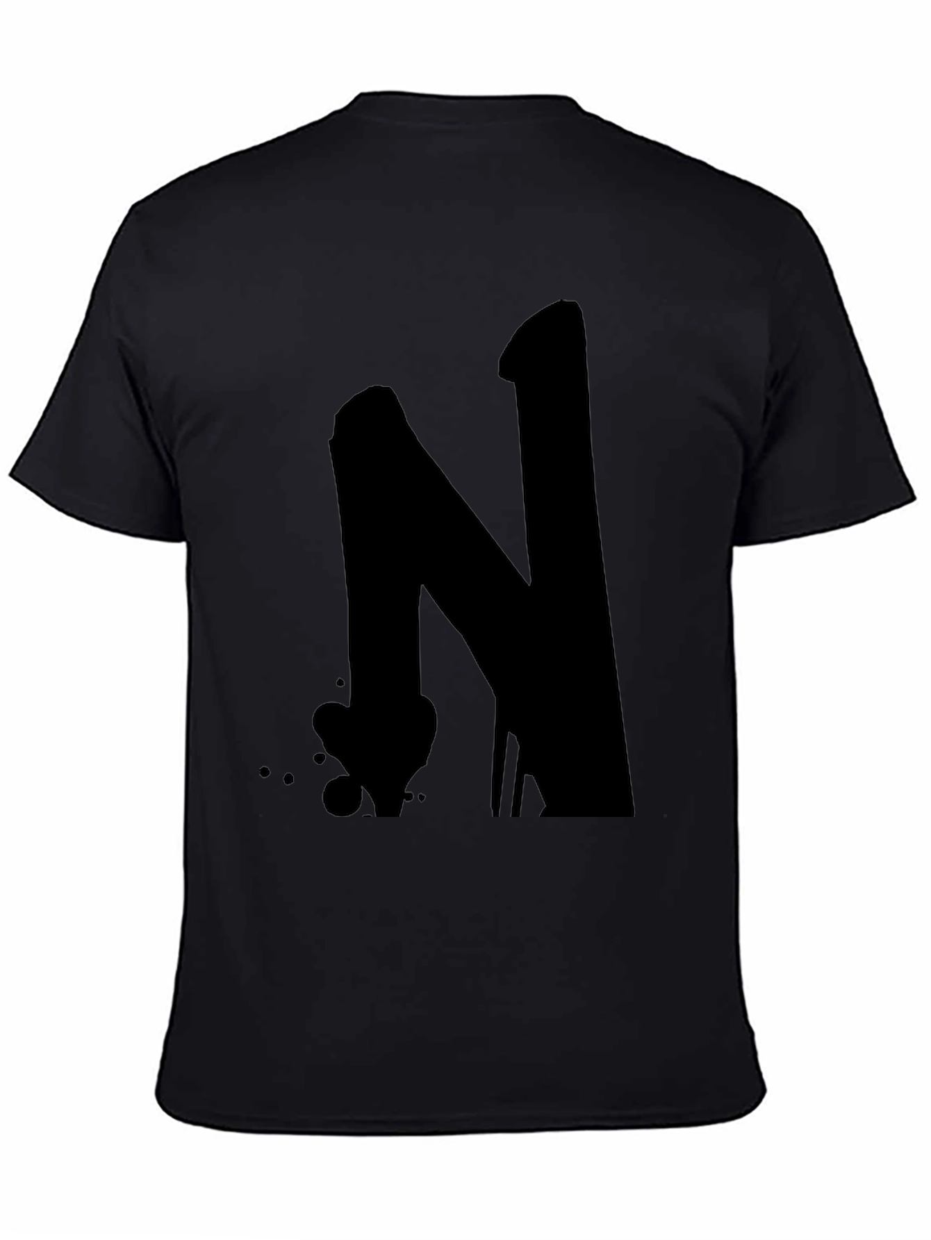 Bold N Graphic Black T-Shirt