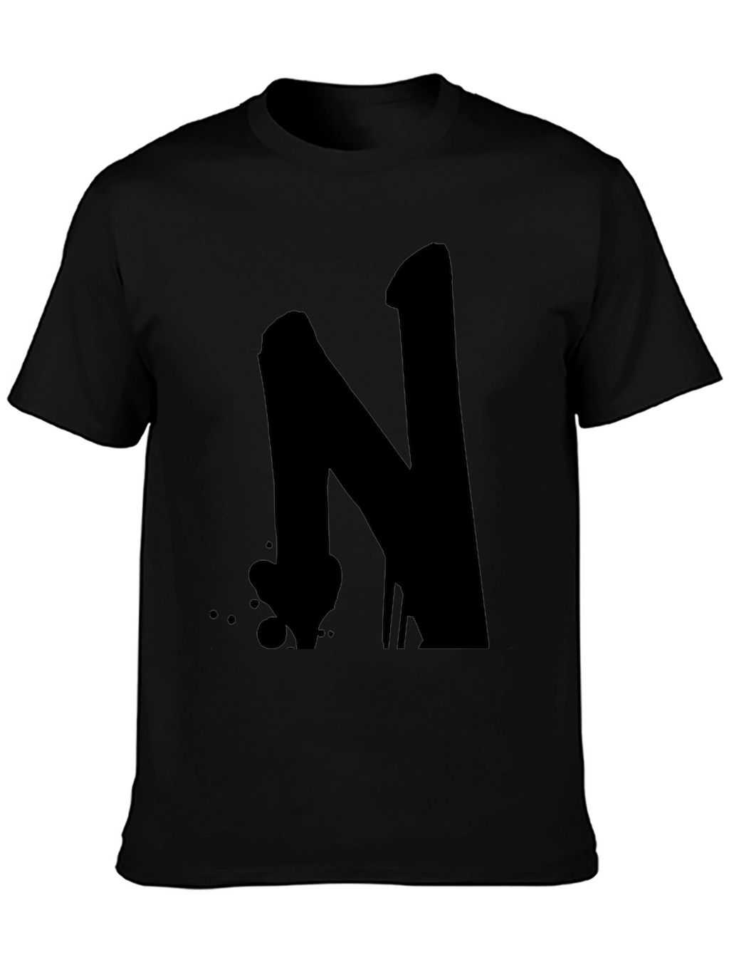 Bold N Graphic Black T-Shirt