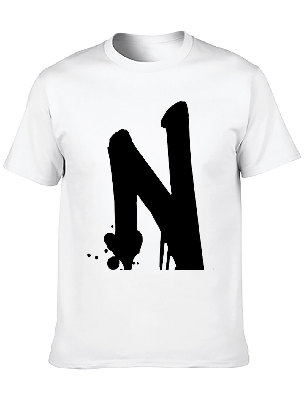 Bold N Graphic Black T-Shirt
