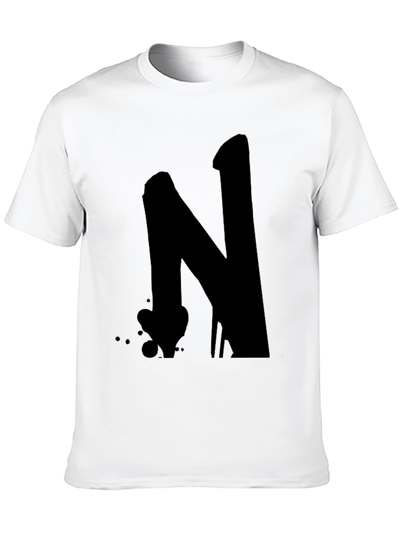 Bold N Graphic Black T-Shirt