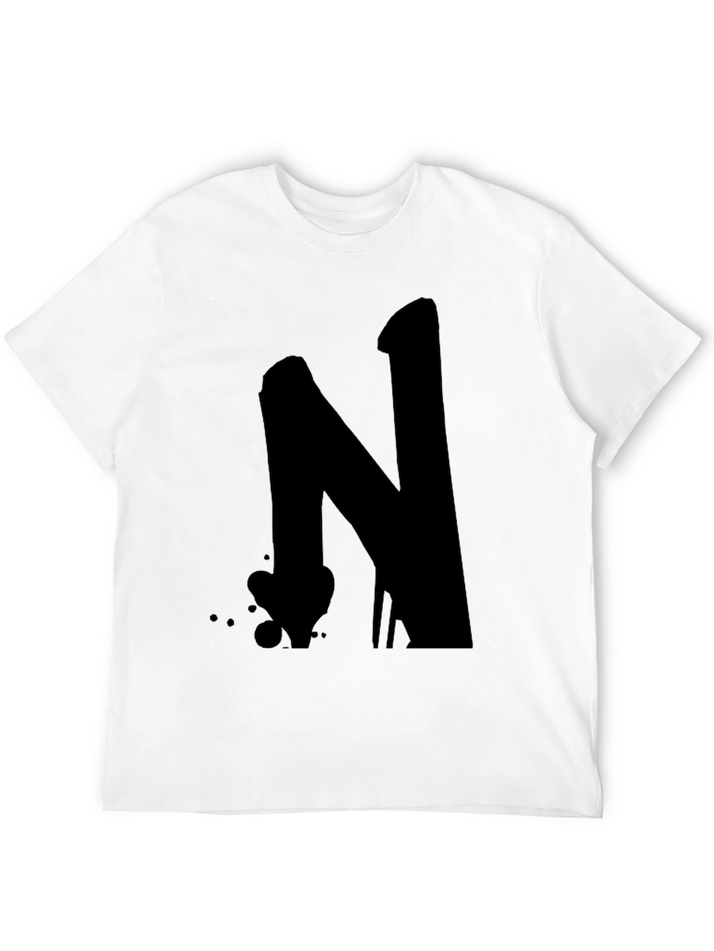 Bold N Graphic Black T-Shirt