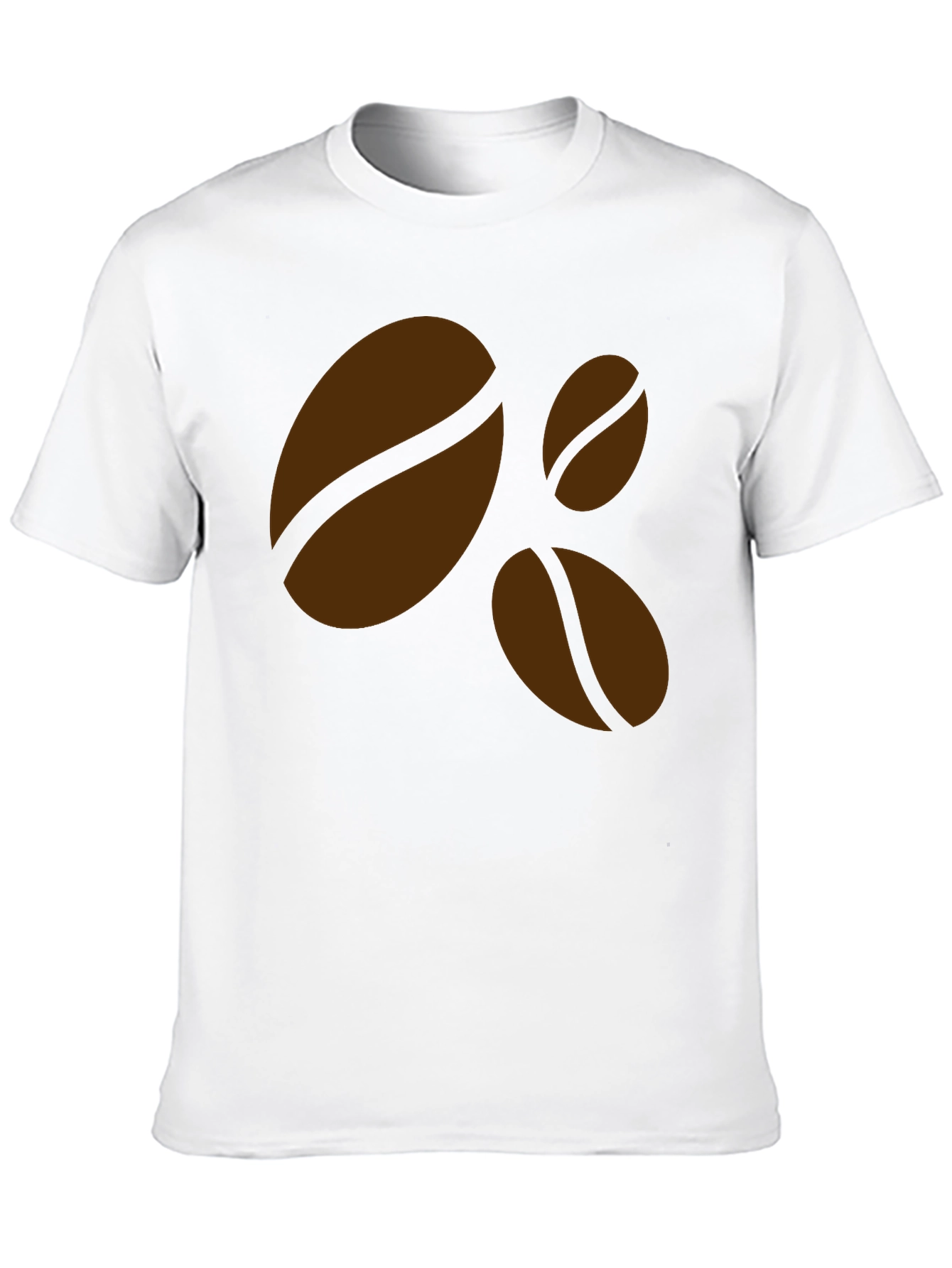 Coffee Bean Graphic Black T-Shirt - Casual Style