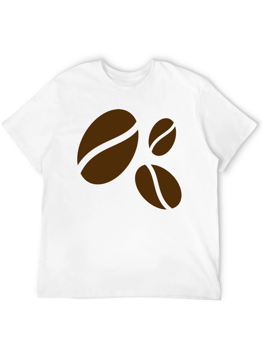 Coffee Bean Graphic Black T-Shirt - Casual Style