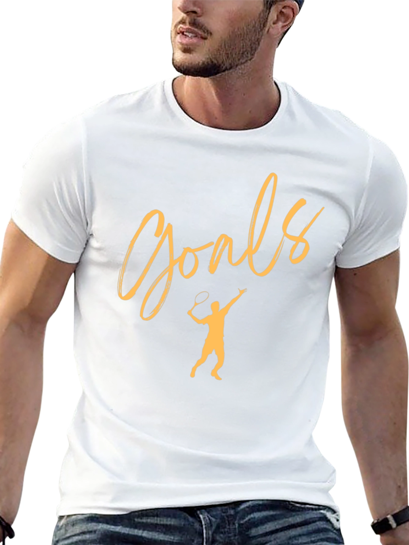 Tennis Goals Graphic Tee - Serve Your Style