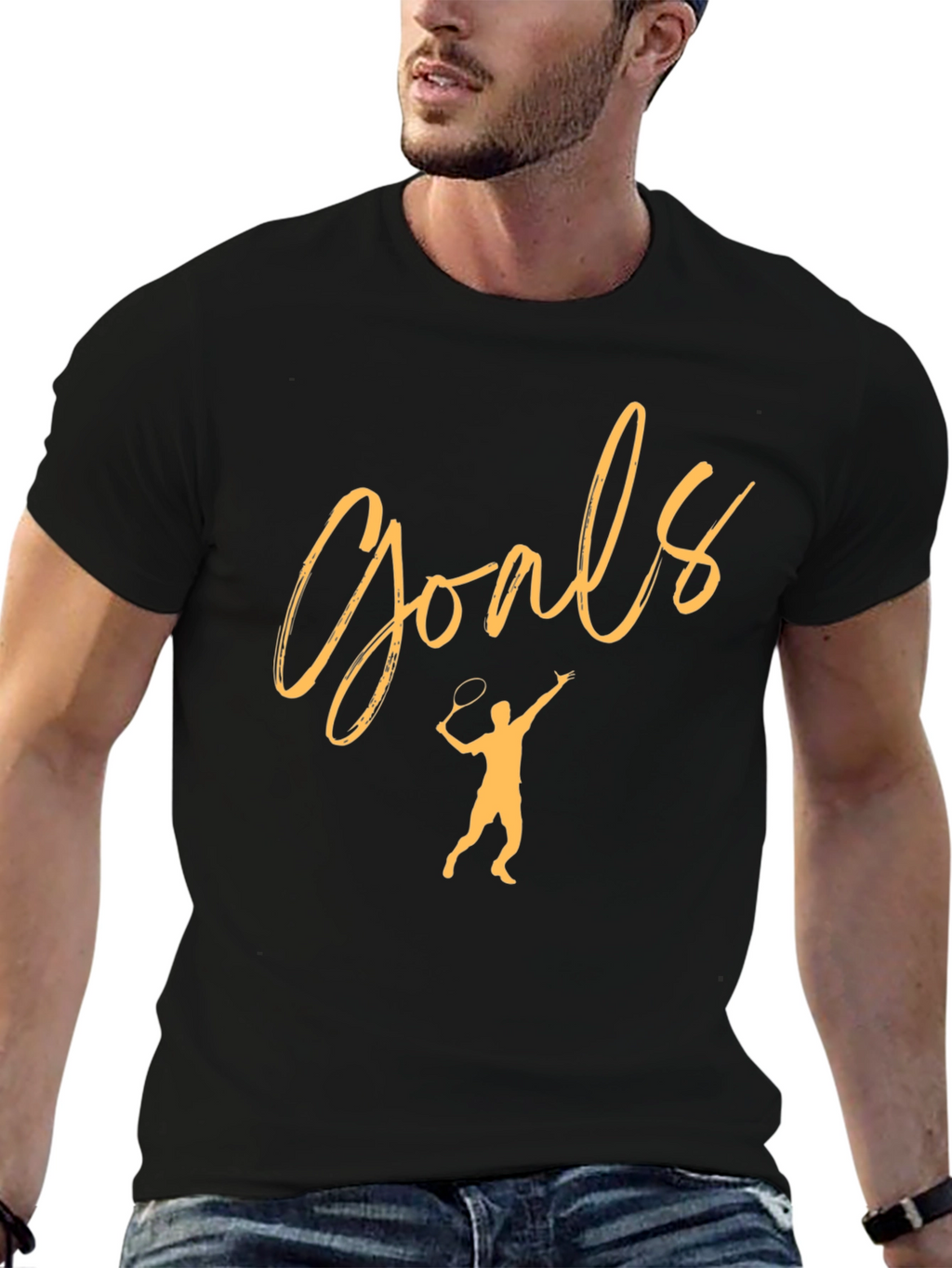 Tennis Goals Graphic Tee - Serve Your Style