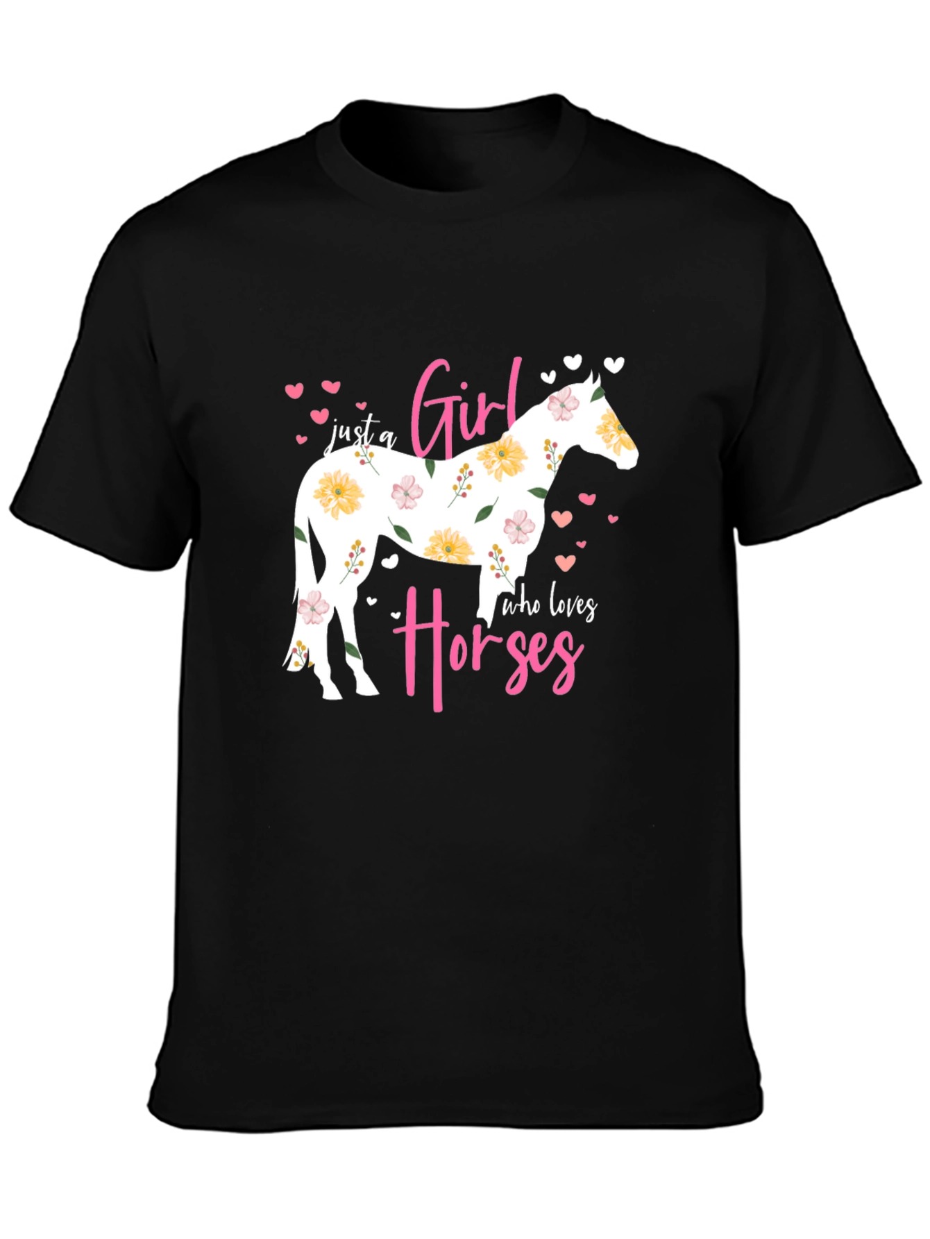 Just a Girl Who Loves Horses T-Shirt