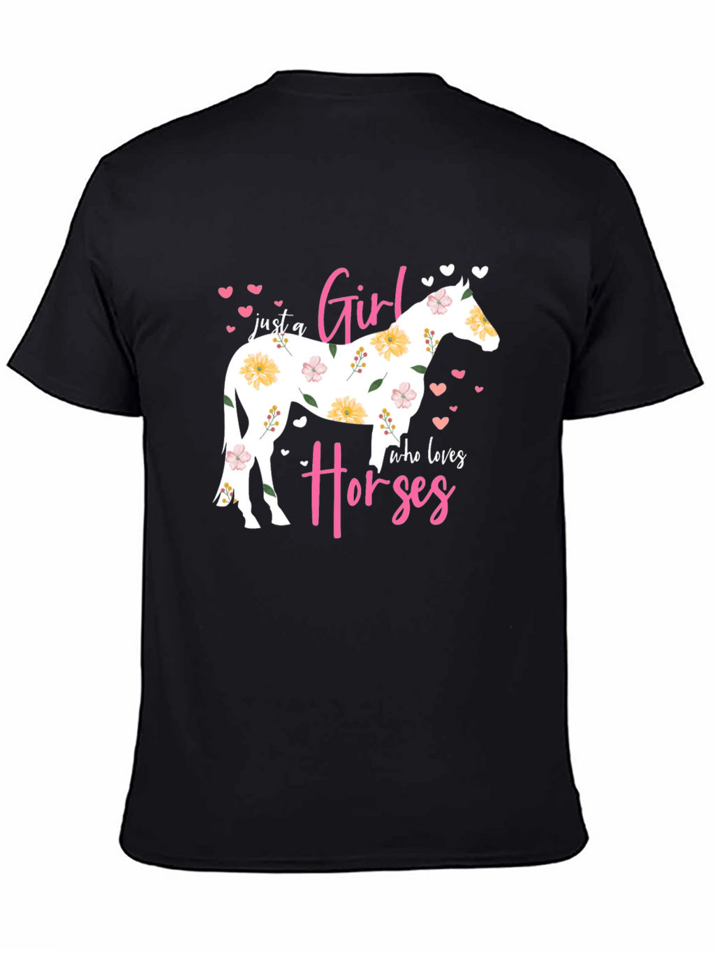 Just a Girl Who Loves Horses T-Shirt