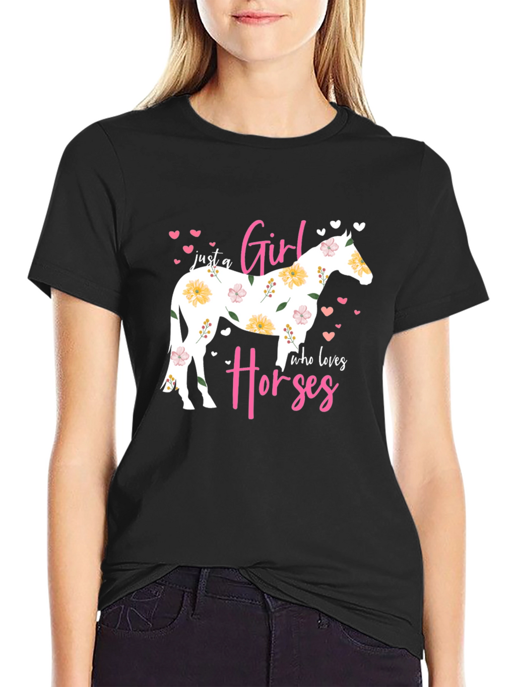 Just a Girl Who Loves Horses T-Shirt