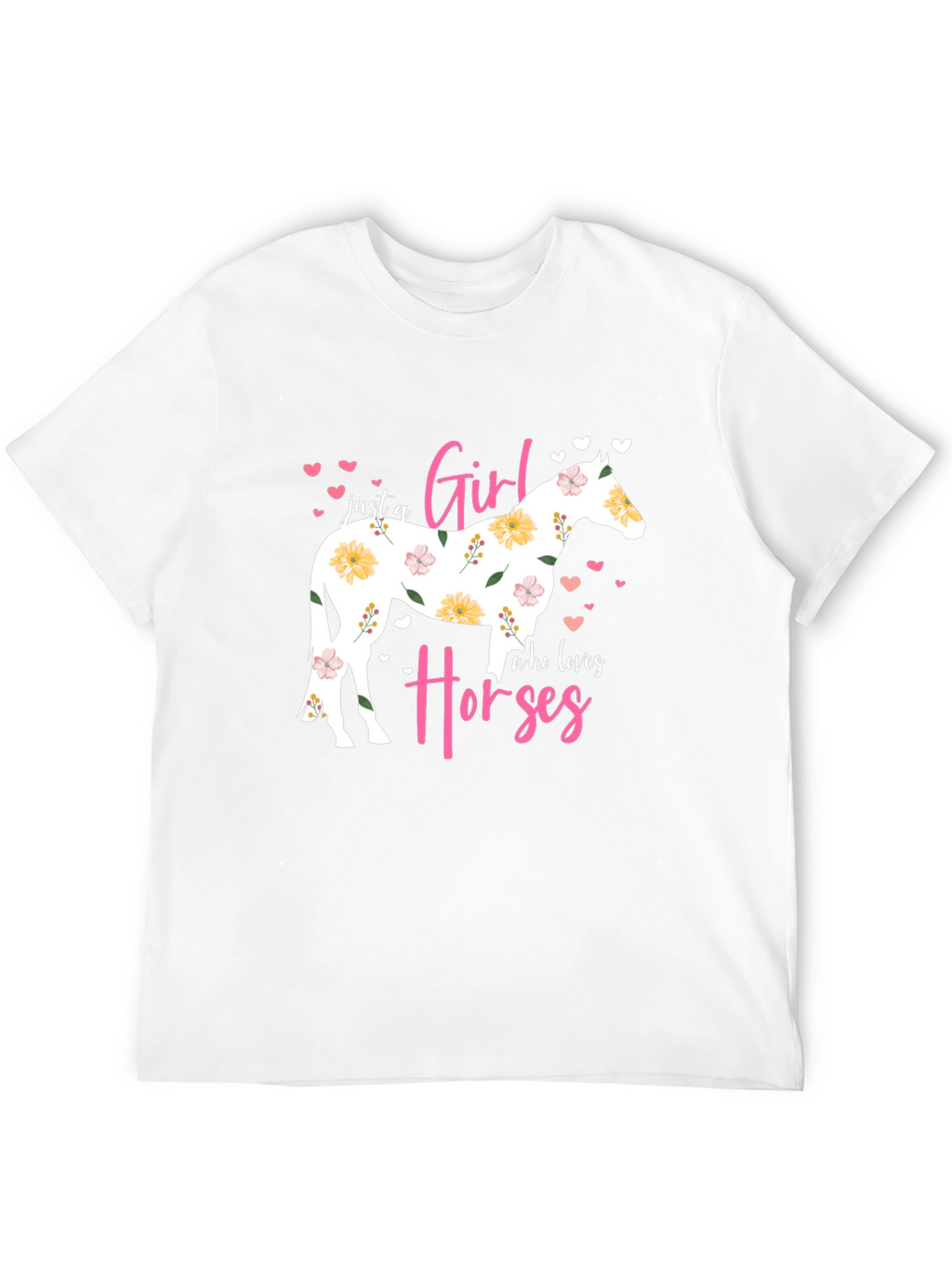 Just a Girl Who Loves Horses T-Shirt