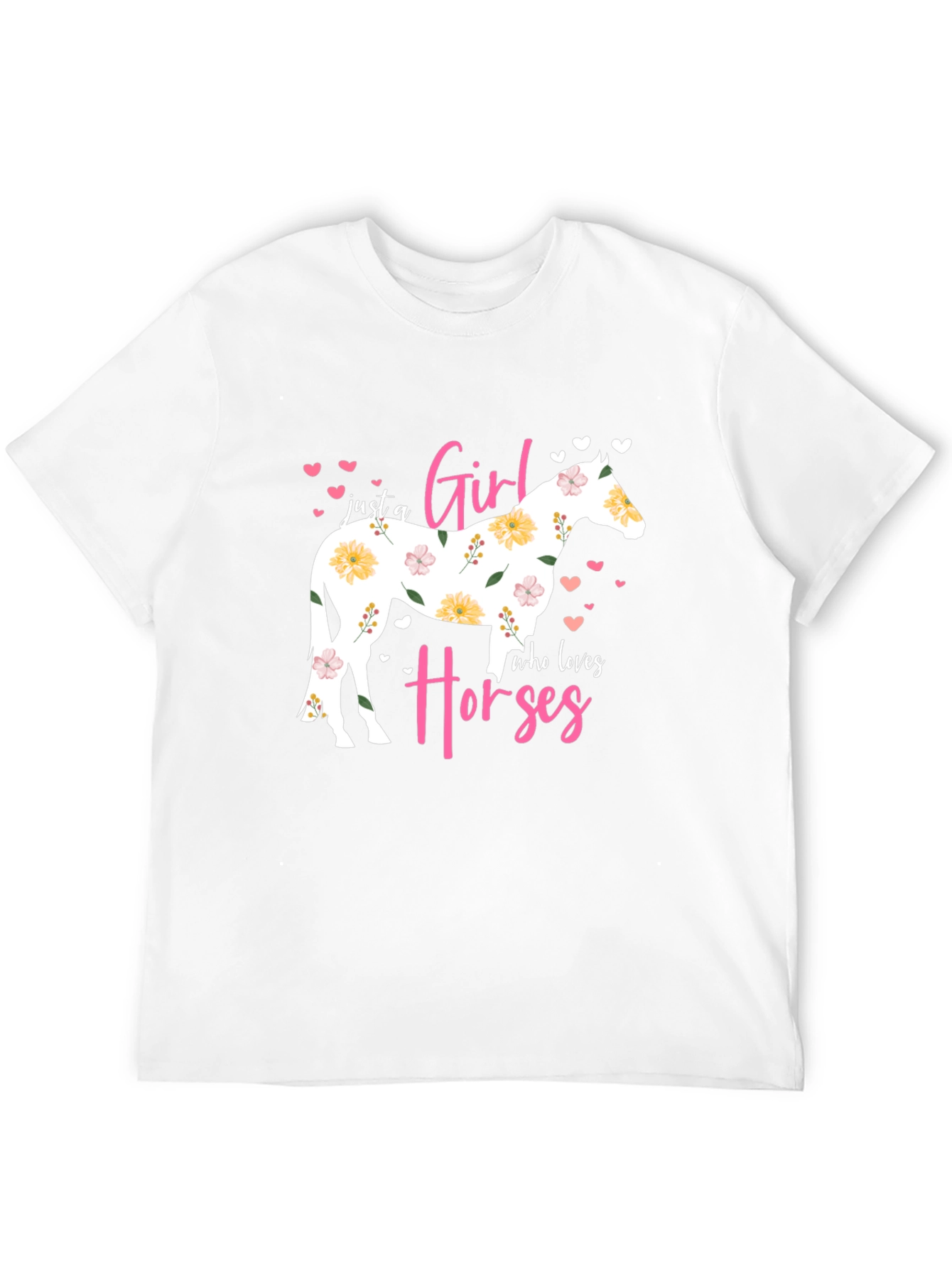 Just a Girl Who Loves Horses T-Shirt
