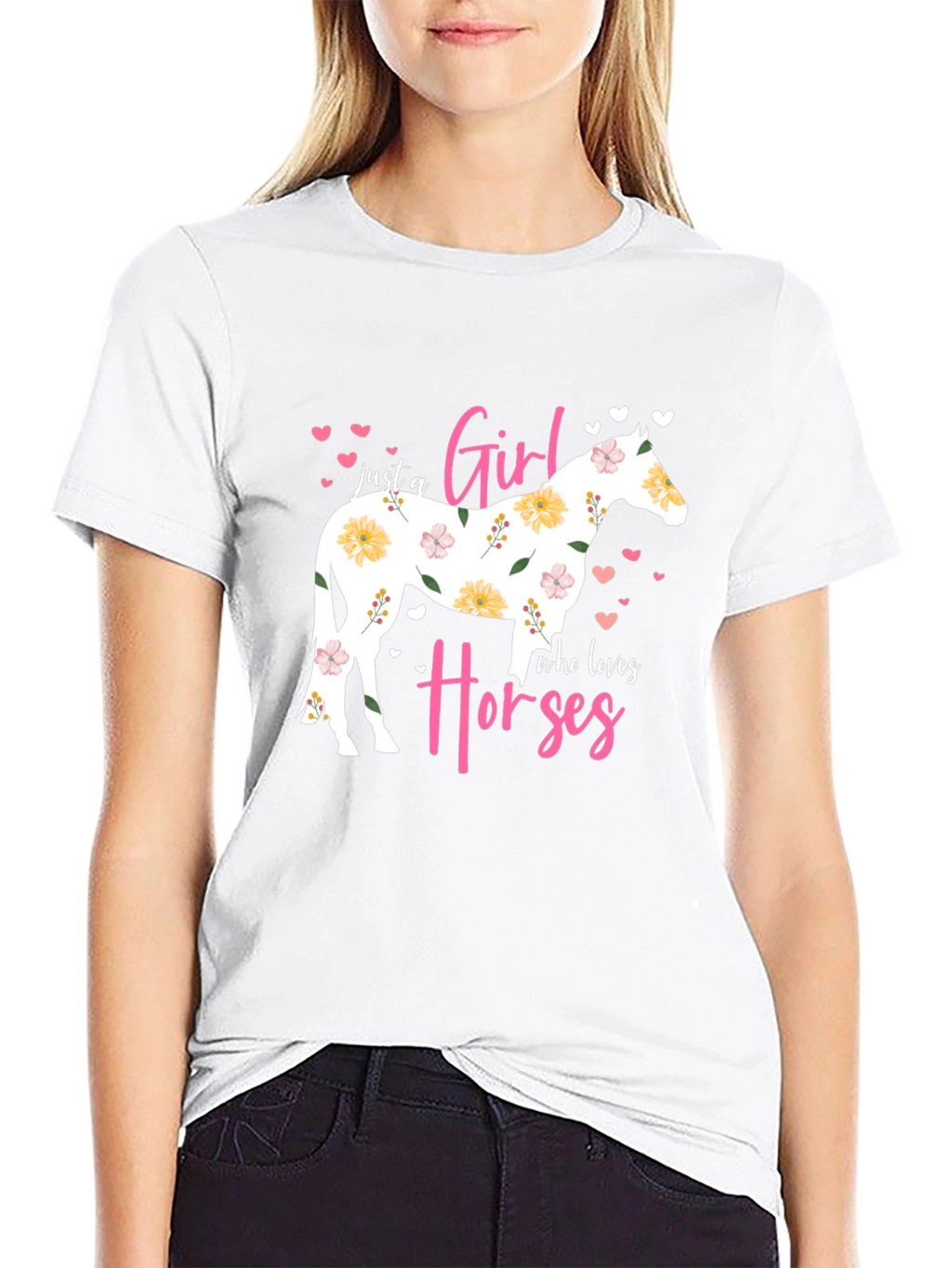 Just a Girl Who Loves Horses T-Shirt