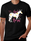 Just a Girl Who Loves Horses T-Shirt