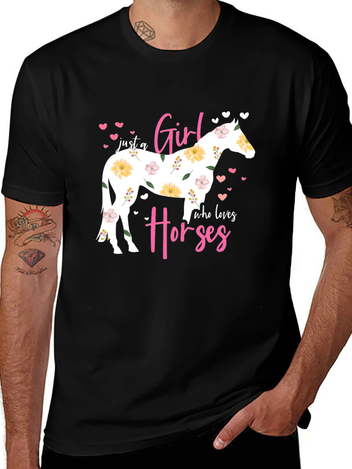 Just a Girl Who Loves Horses T-Shirt
