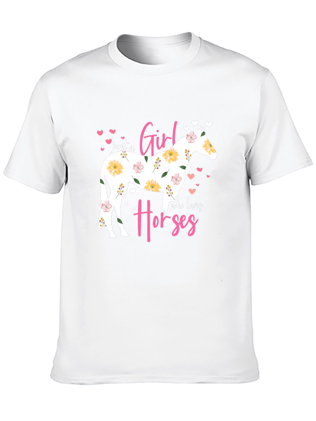 Just a Girl Who Loves Horses T-Shirt