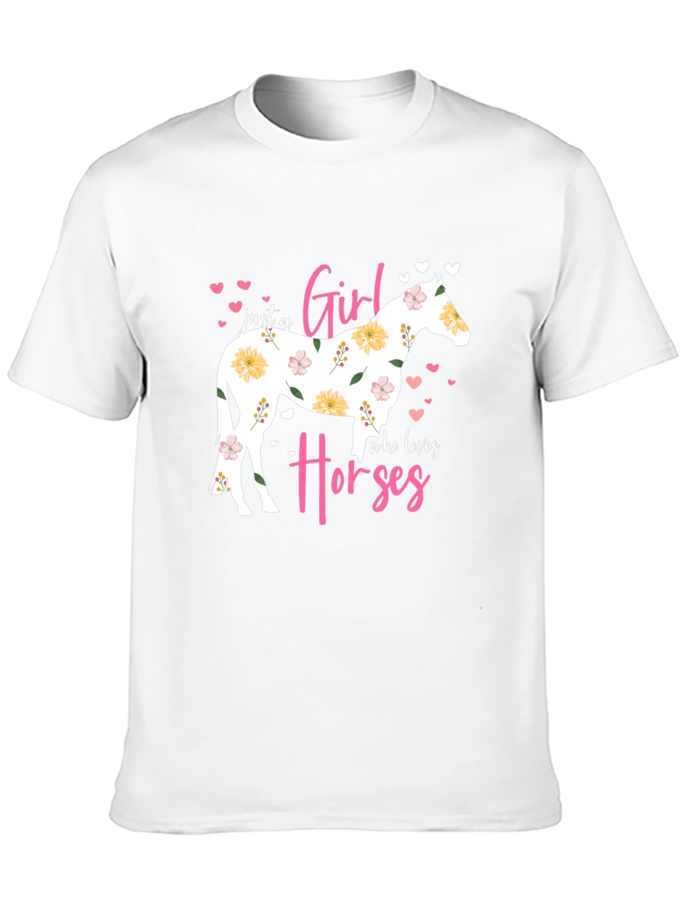 Just a Girl Who Loves Horses T-Shirt
