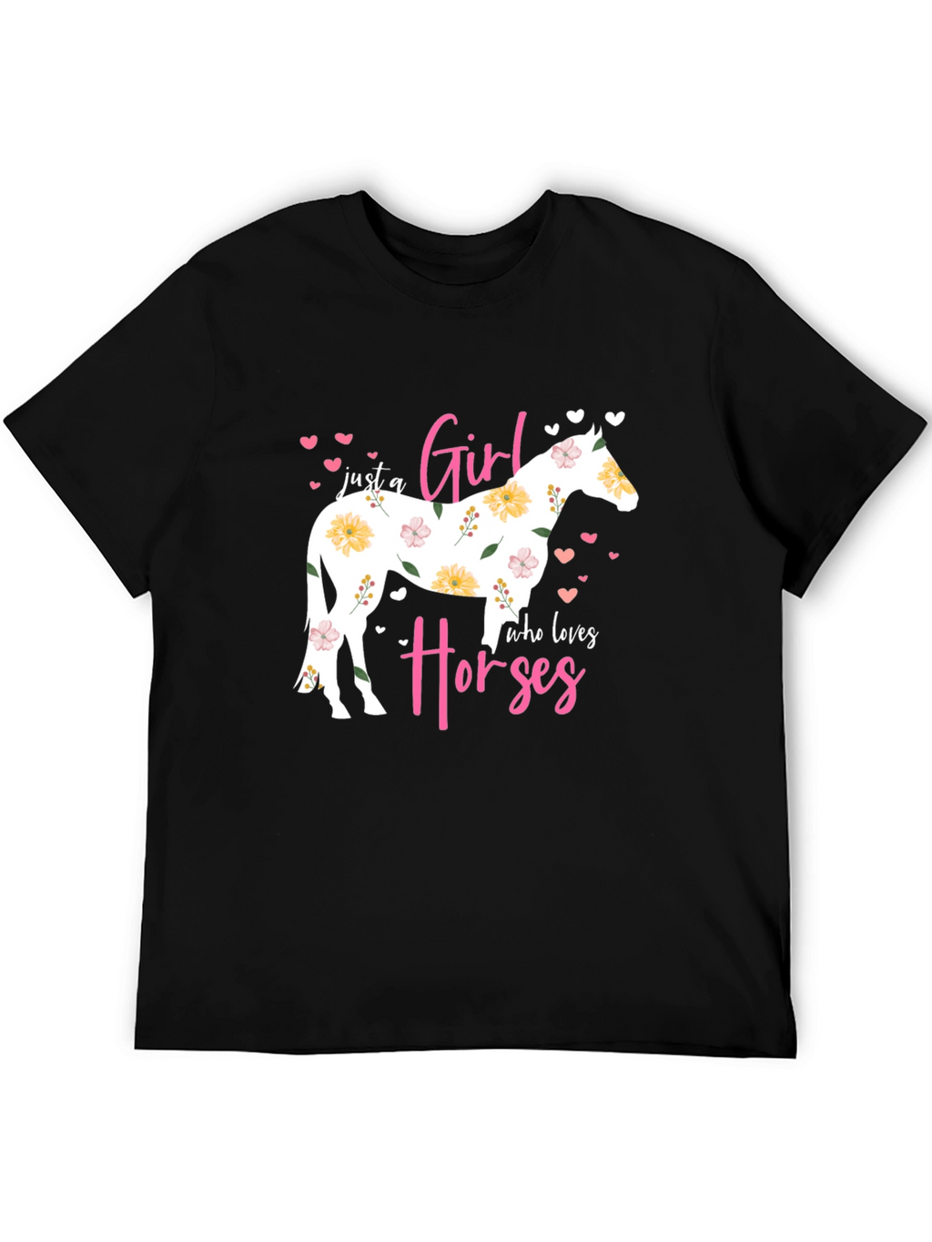 Just a Girl Who Loves Horses T-Shirt