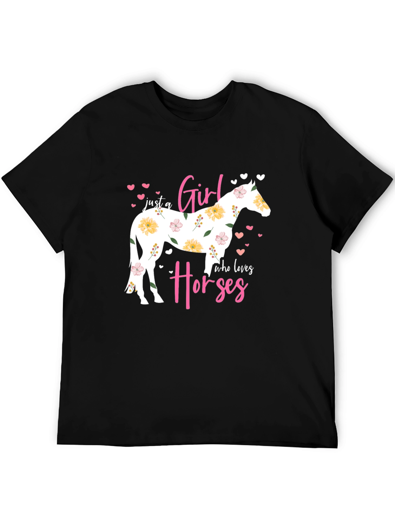 Just a Girl Who Loves Horses T-Shirt