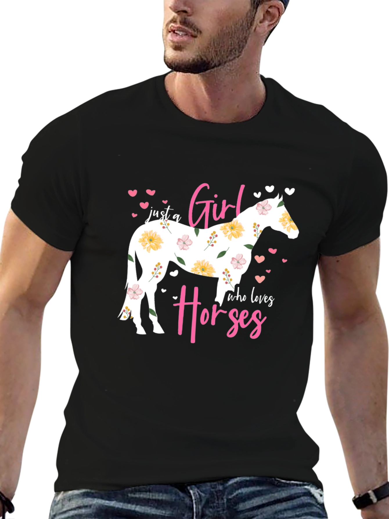 Just a Girl Who Loves Horses T-Shirt