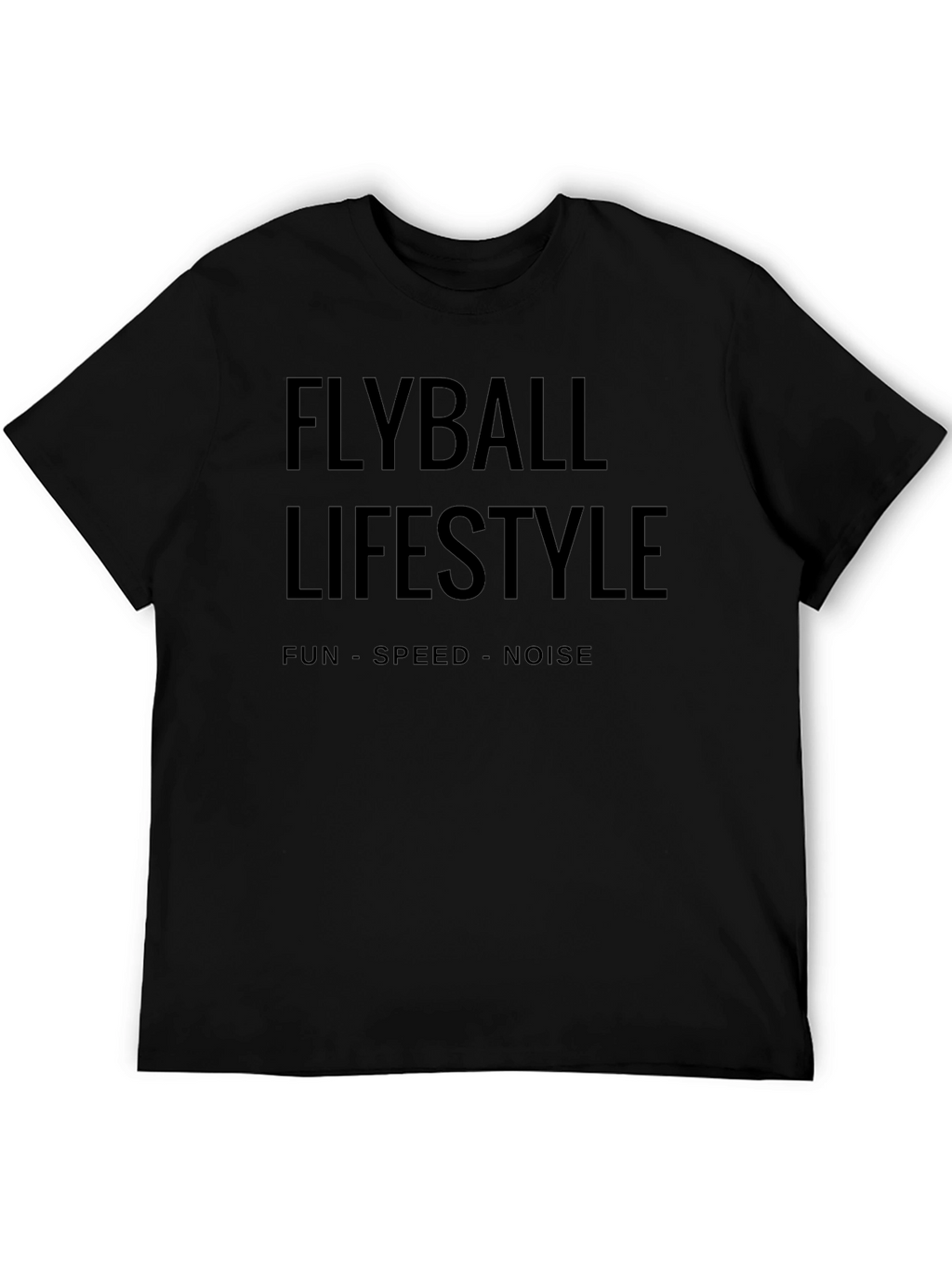 Flyball Lifestyle Black Graphic Tee