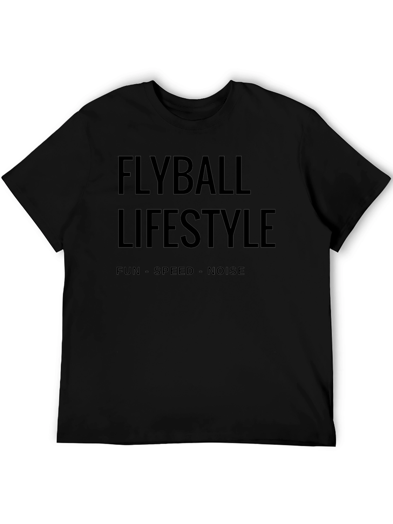 Flyball Lifestyle Black Graphic Tee