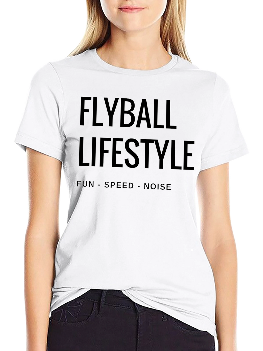 Flyball Lifestyle Black Graphic Tee