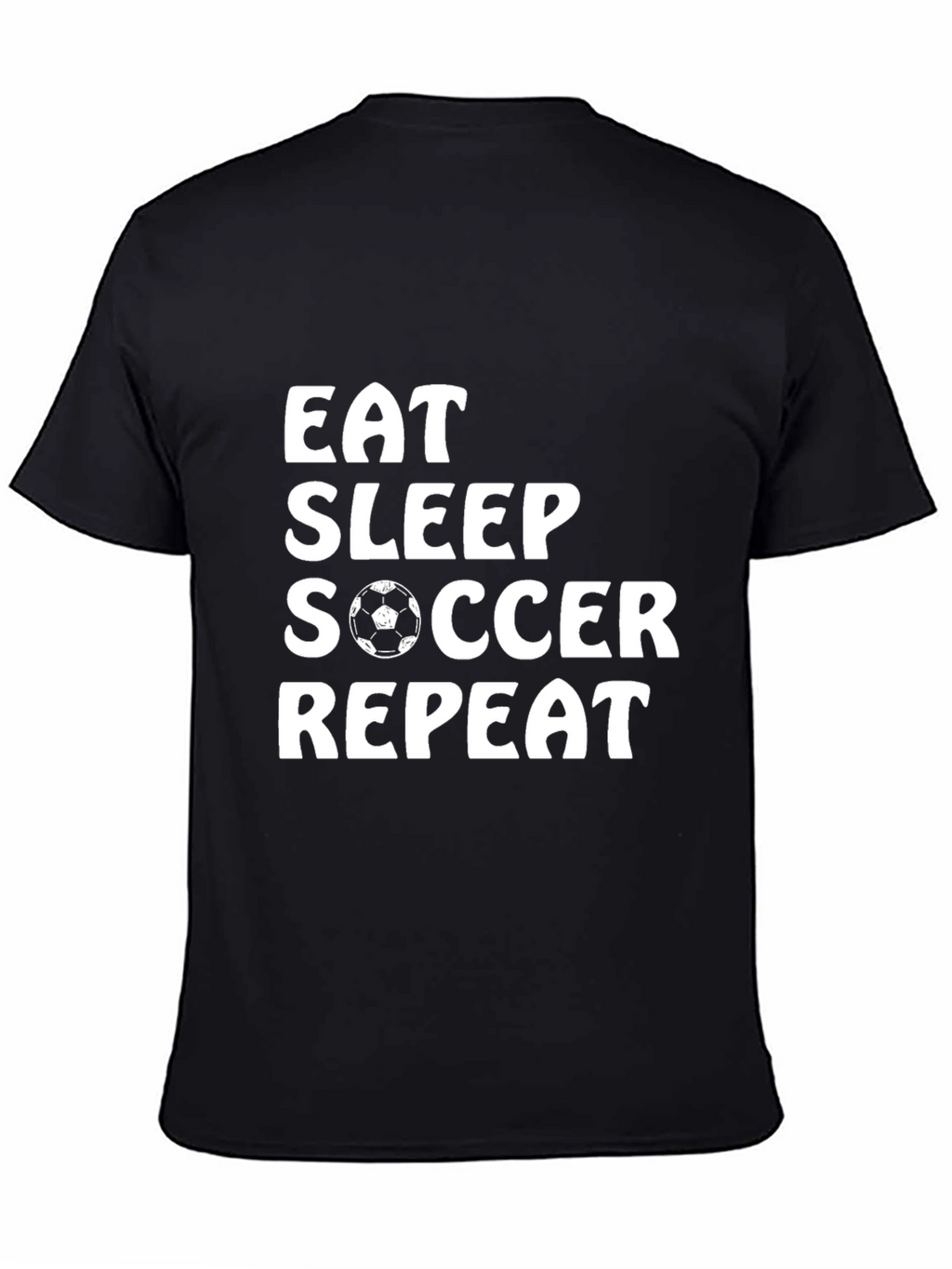 Eat Sleep Soccer Repeat T-Shirt | Soccer Lover Tee