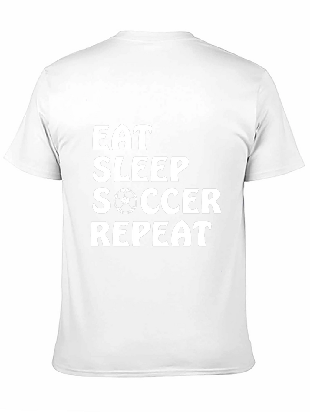 Eat Sleep Soccer Repeat T-Shirt | Soccer Lover Tee