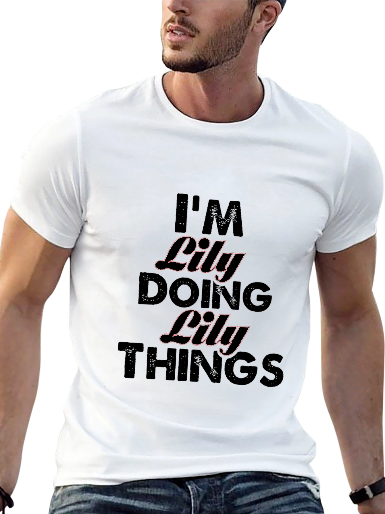 Im Lily Doing Lily Things Black T-Shirt