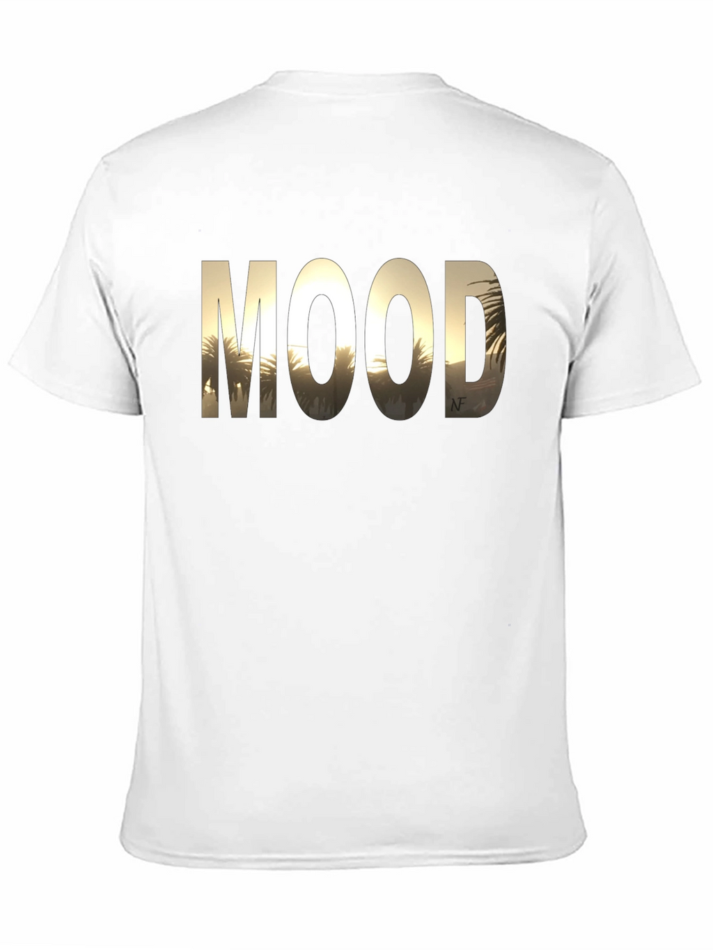Sunset Palm Tree MOOD Graphic T-Shirt