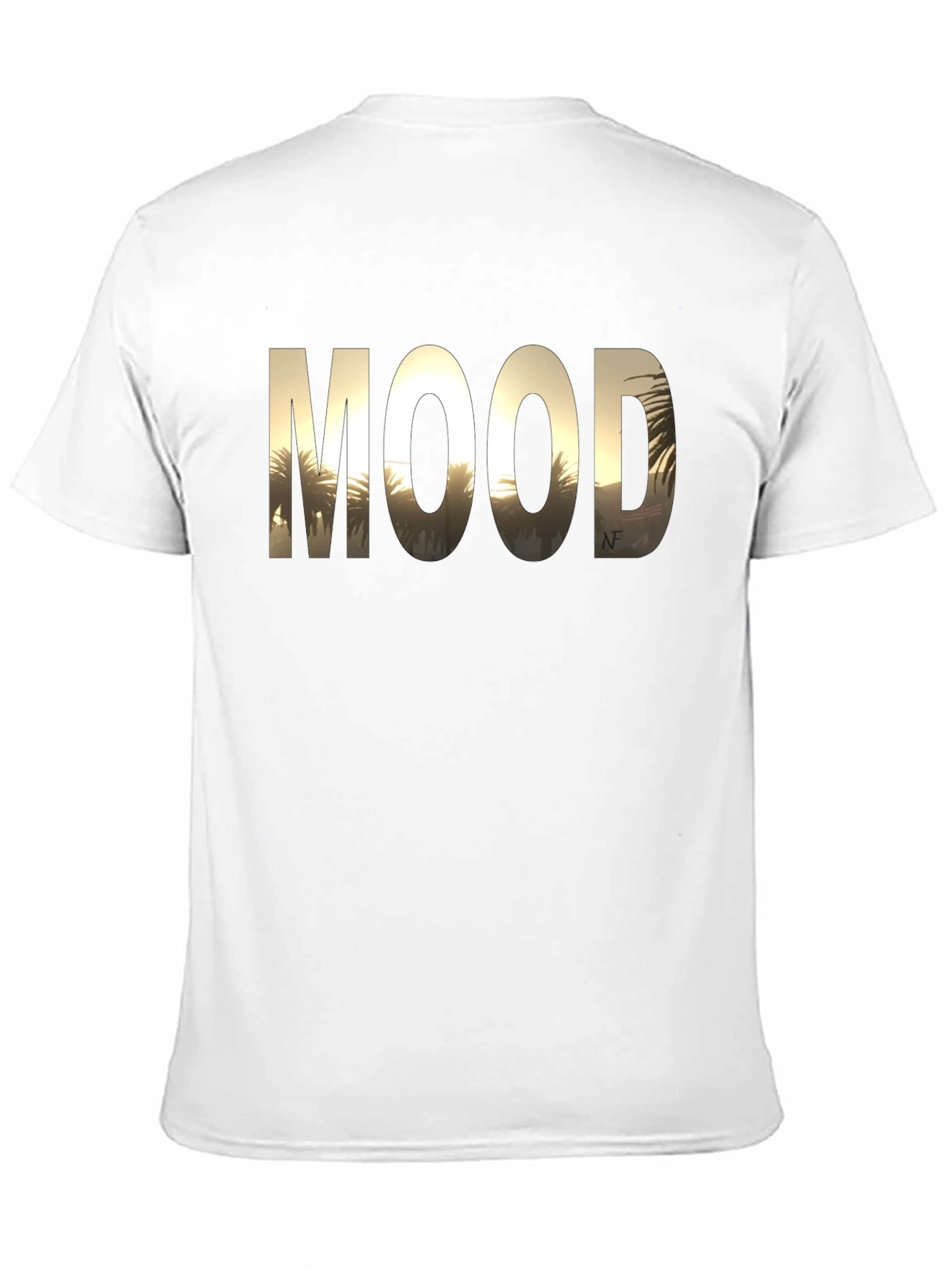 Sunset Palm Tree MOOD Graphic T-Shirt