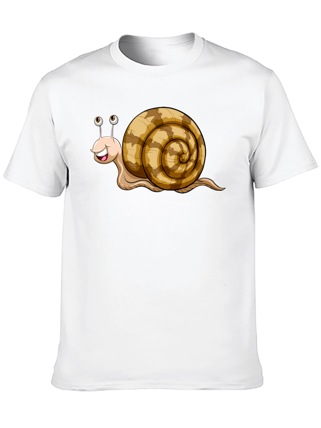 Cute Snail Cartoon Graphic Tee Shirt