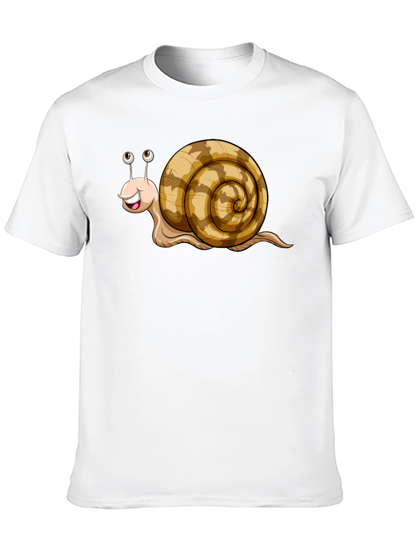 Cute Snail Cartoon Graphic Tee Shirt