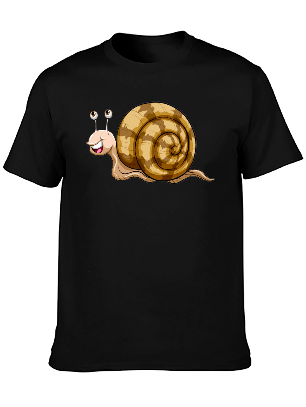 Cute Snail Cartoon Graphic Tee Shirt