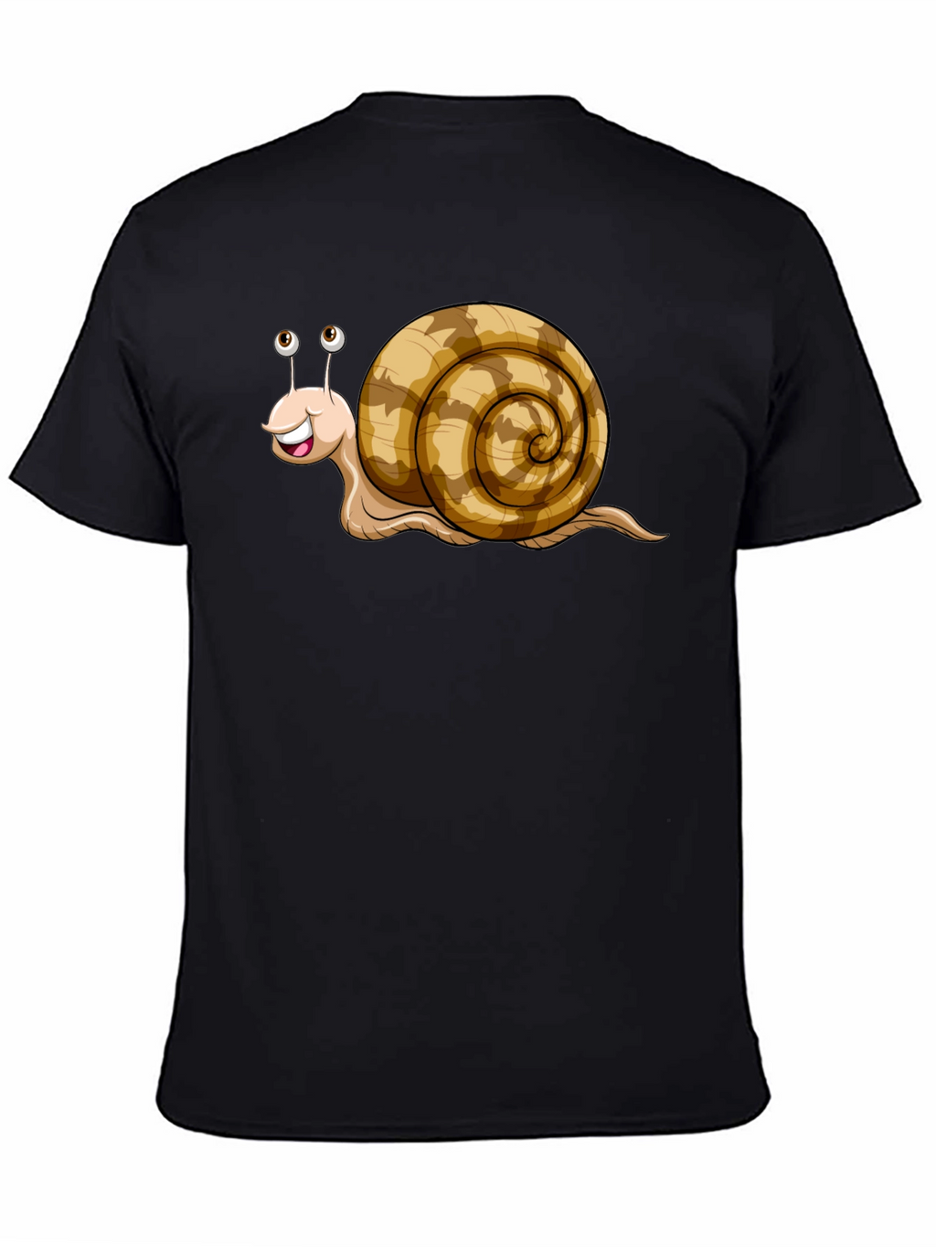Cute Snail Cartoon Graphic Tee Shirt