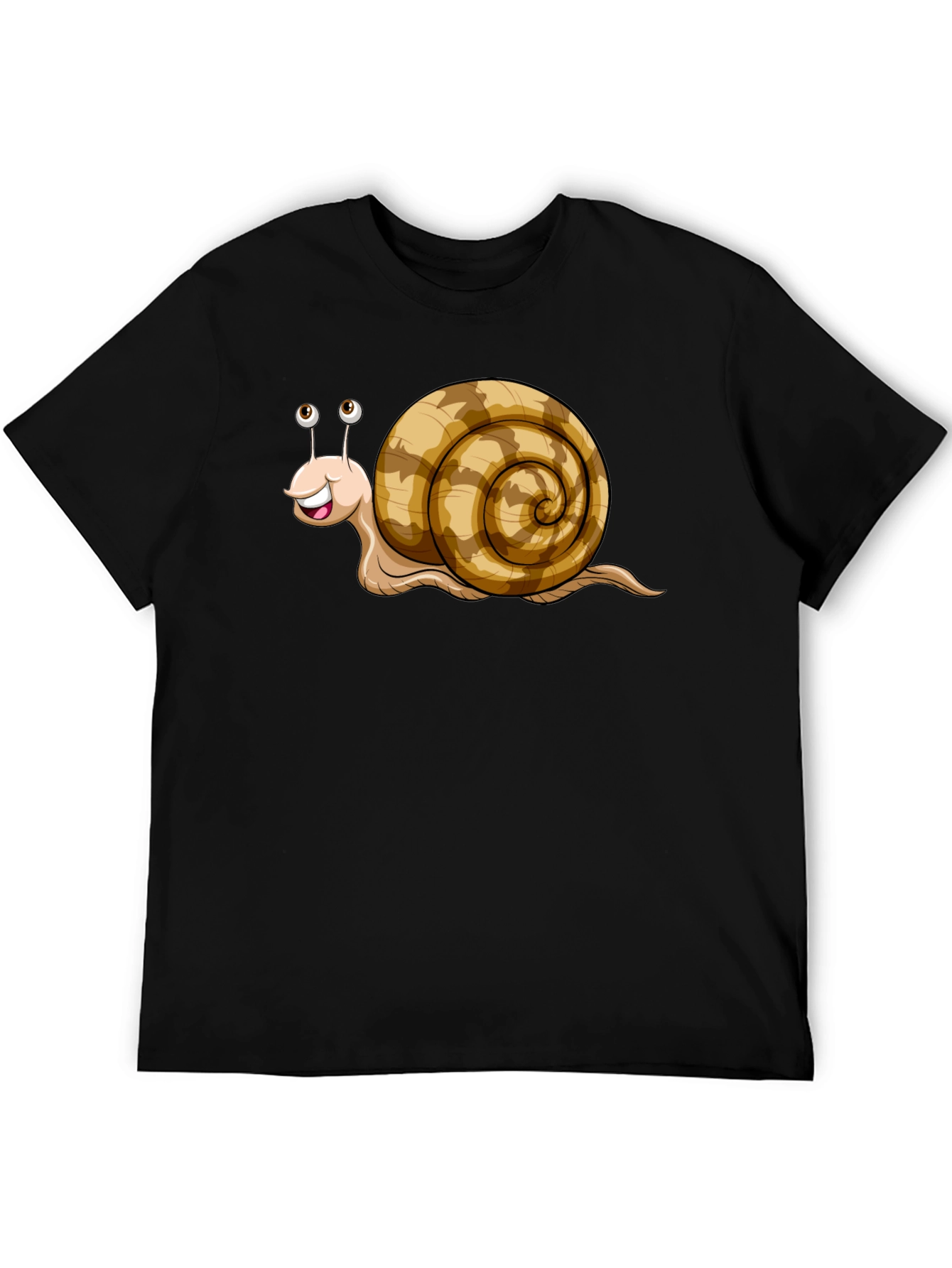 Cute Snail Cartoon Graphic Tee Shirt