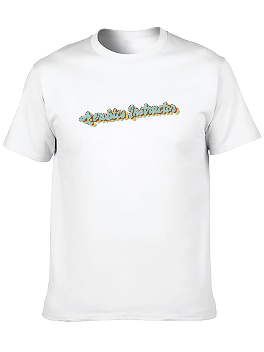 Aerobics Instructor Retro Style T-Shirt