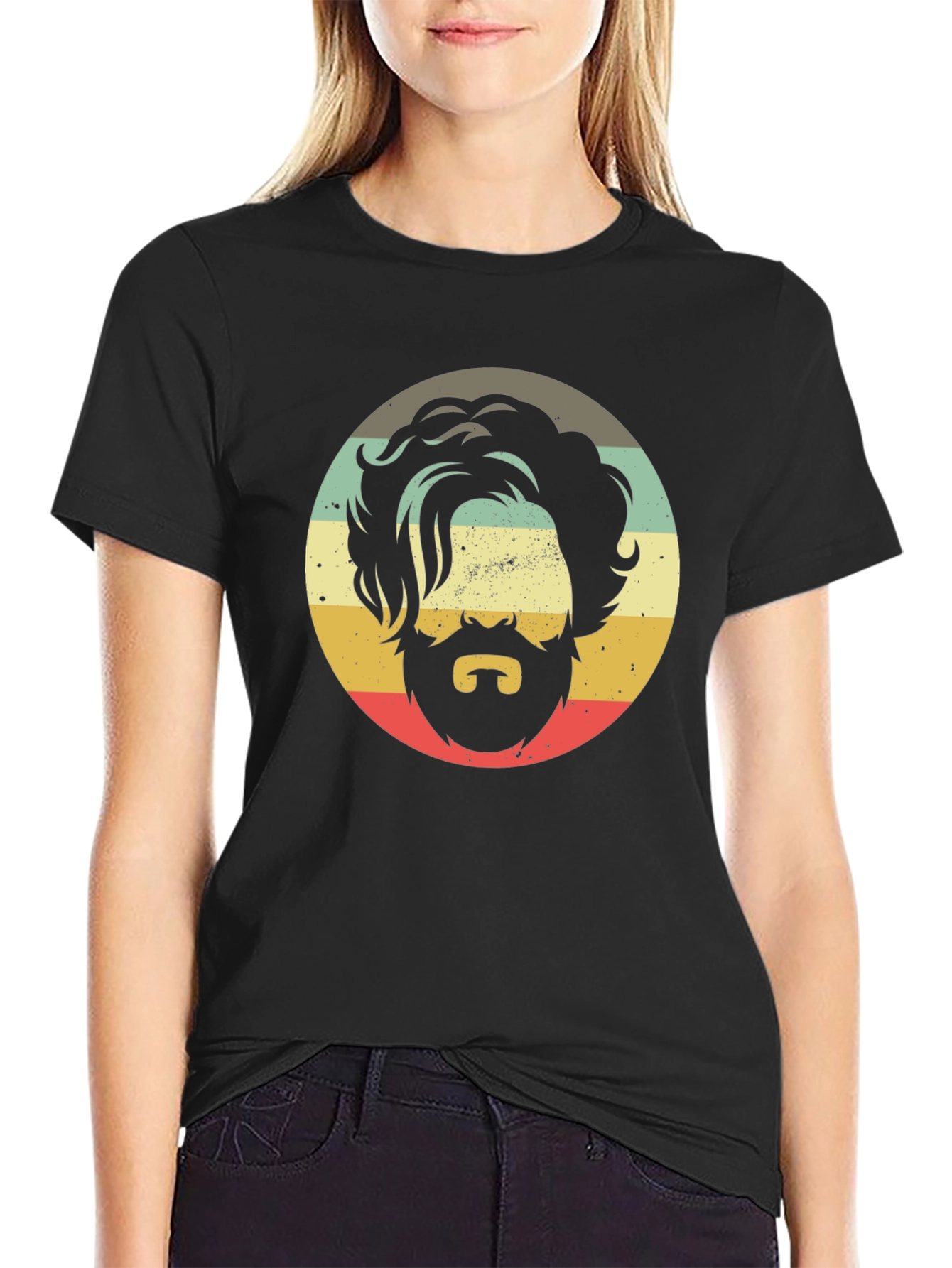 Retro Bearded Man Graphic Tee