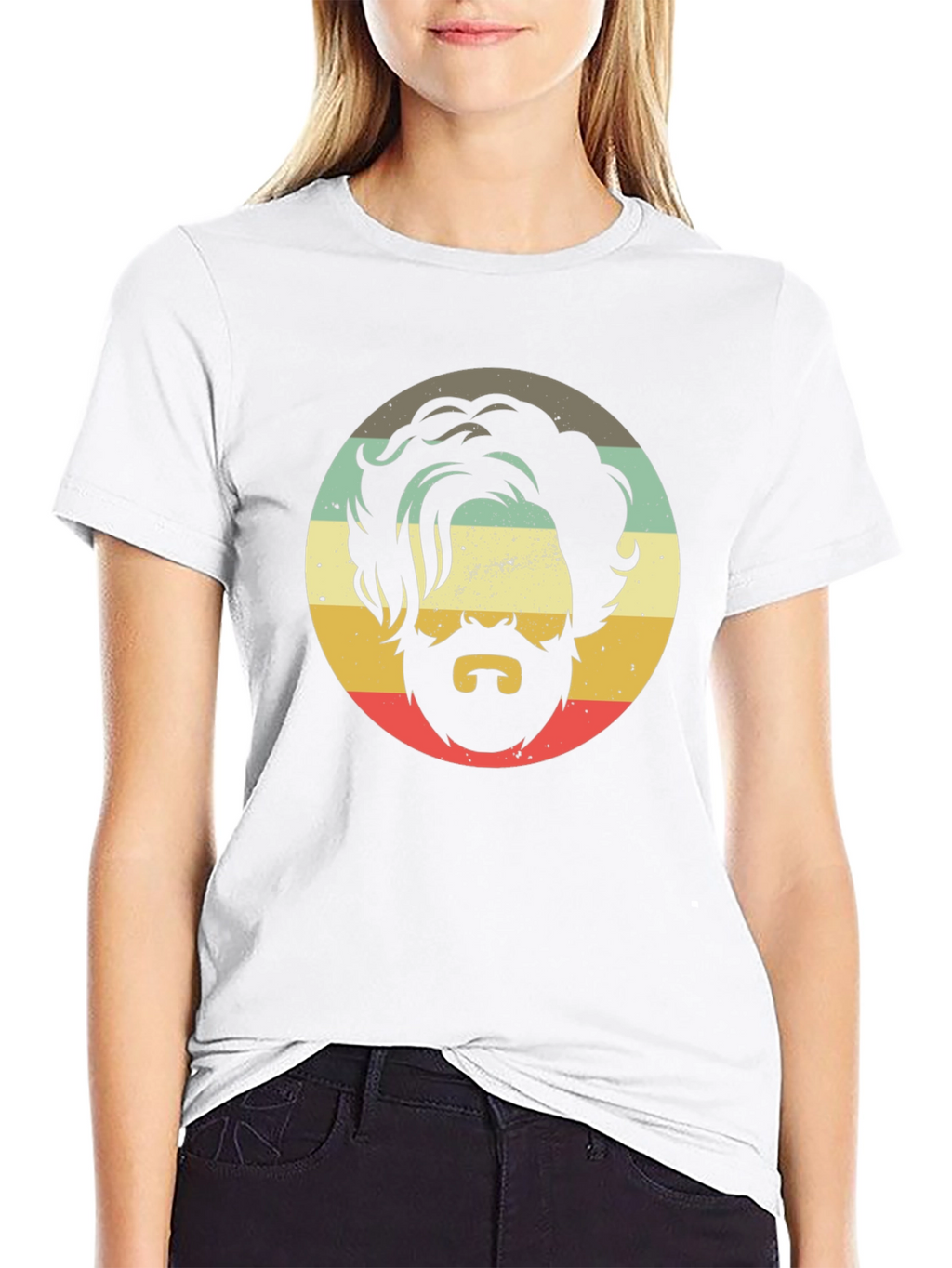 Retro Bearded Man Graphic Tee