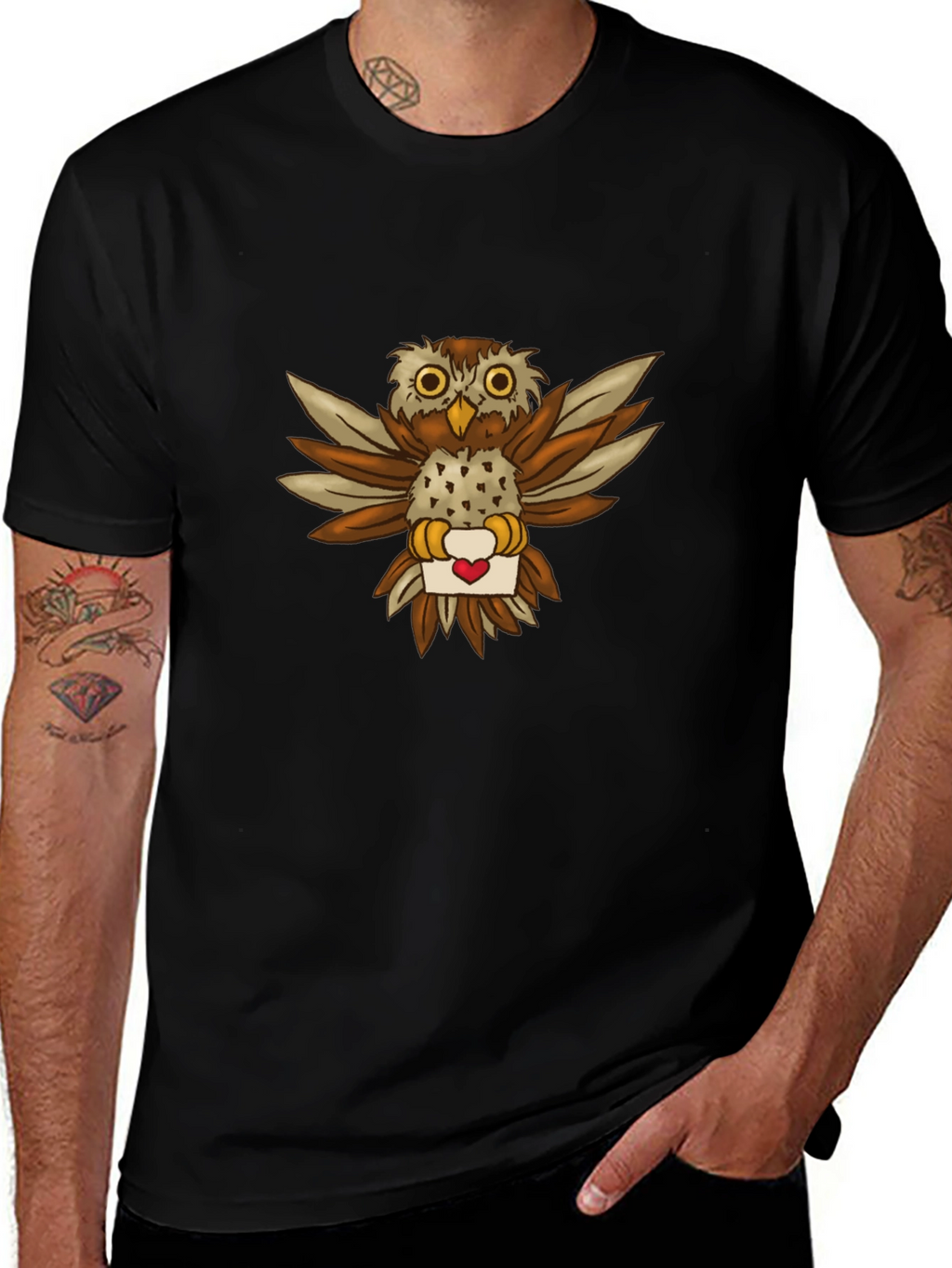 Owl Love Letter Graphic Tee