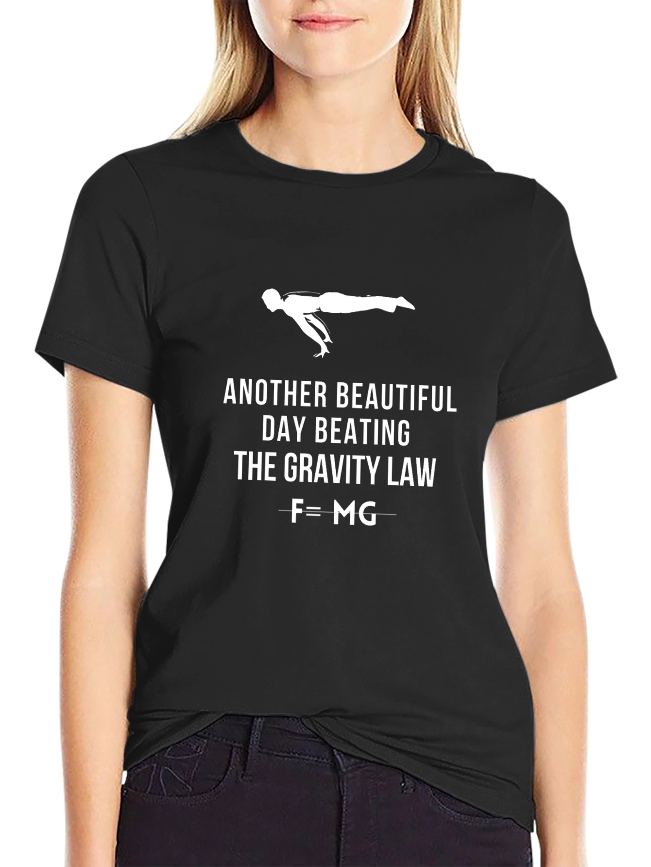 Gravity Law T-Shirt | Fitness Workout Graphic Tee