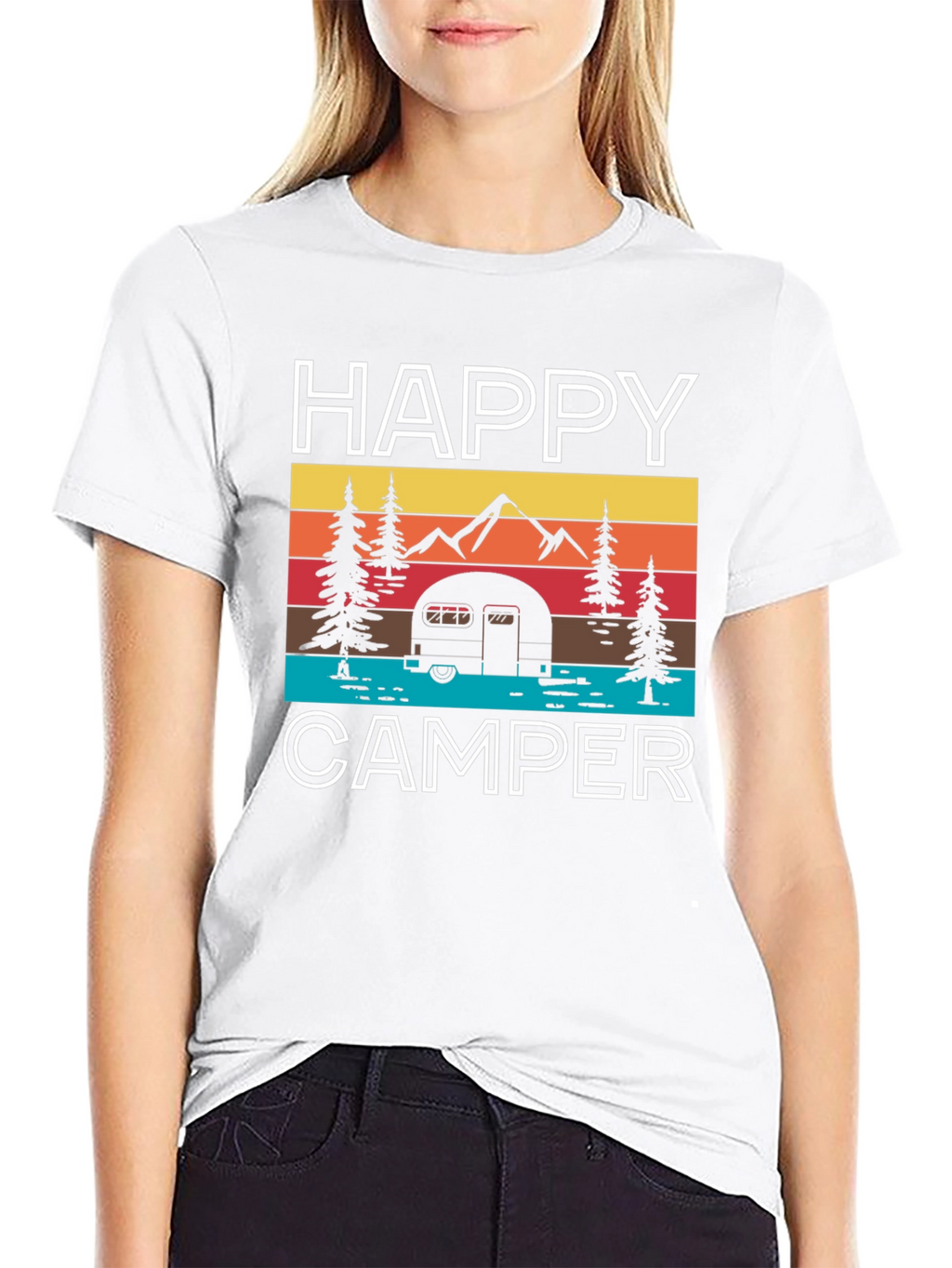 Happy Camper Graphic T-Shirt