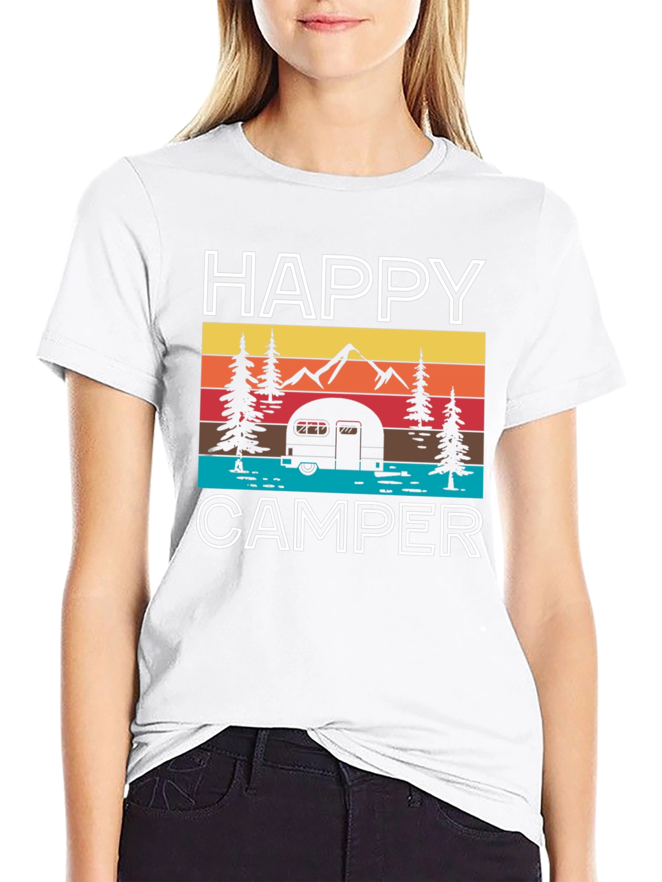 Happy Camper Graphic T-Shirt