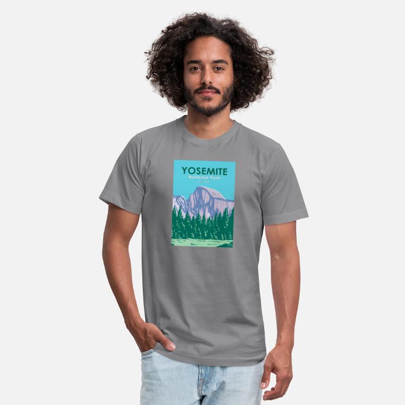 Yosemite National Park Half Dome California Retro